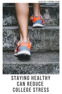 Staying healthy can reduce college stress