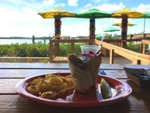 Meal by the ocean