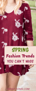 Spring fashion trends you can't miss