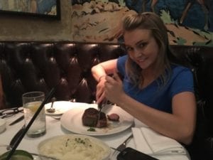 Steak dinner