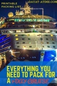 Everything you need to pack