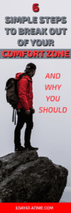 Break out of your comfort zone