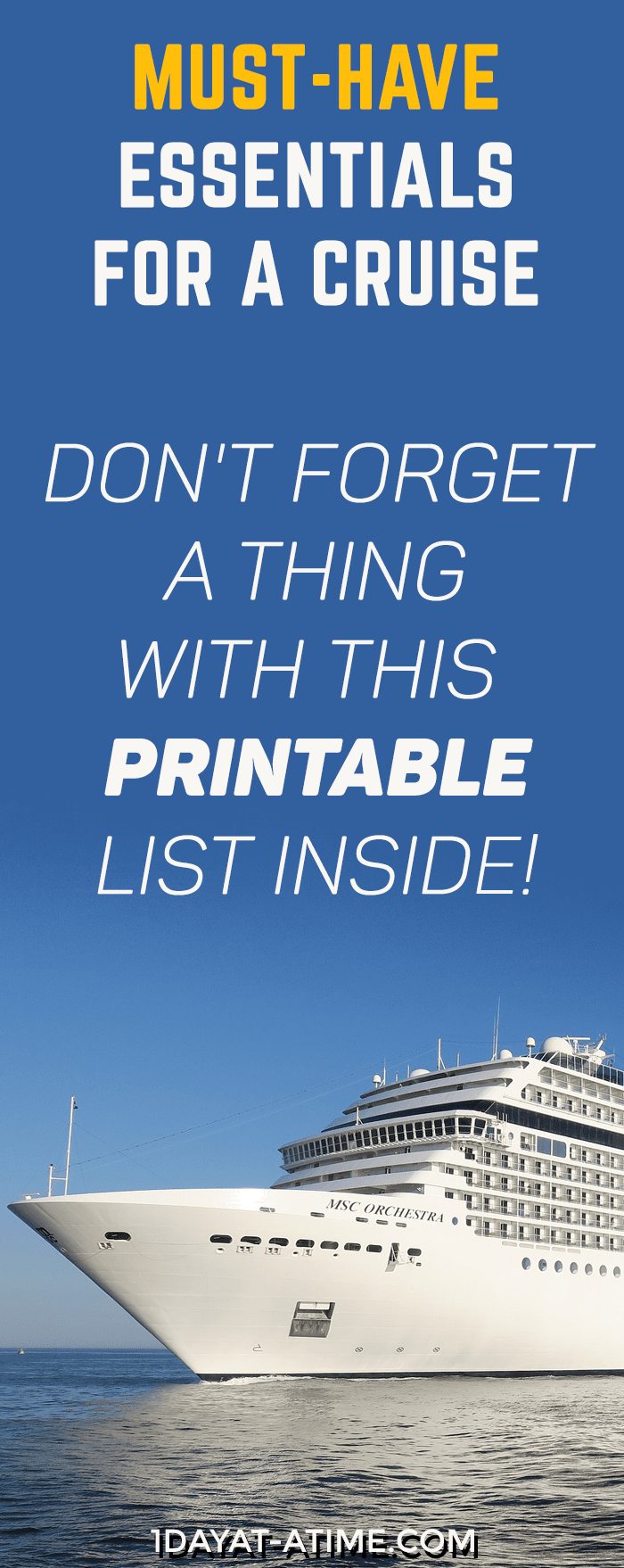 Must-Have Essentials For A Cruise Vacation