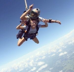 Skydiving
