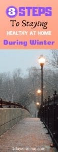 3 steps of staying healthy at home in winter