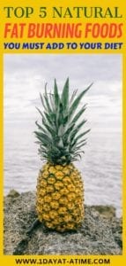 Top 5 Natural fat burning Foods